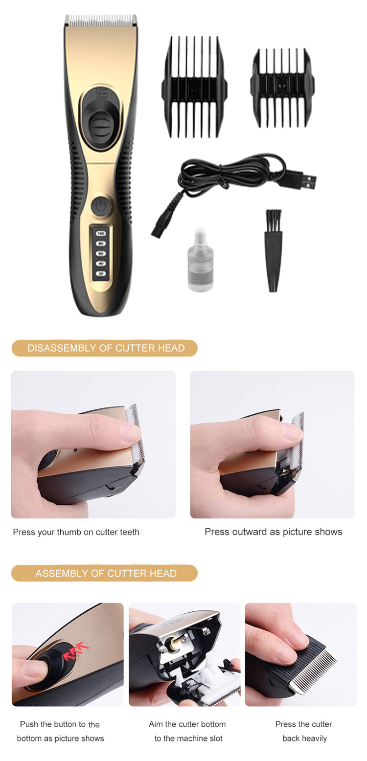 KEICO Hair Clippers for Men Electric Hair Cutters Men Cordless Rechargeable Clipper Barber Buzzer Cut Hair Trimmer Hair Cutting Kit Grooming Kit for Men