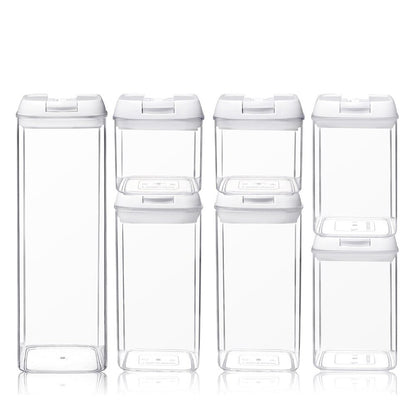 USER FRIENDLY AND EASY CLEANING  Can also be packed in refrigerator, freezer or cupboard in such a way to free up more space in the pantry and get your kitchen more organized. These clear containers are not only really user friendly and ready to use, they are also very easy to clean by just removing the silicone gasket attached along the lid and washing up and then rinsing.