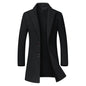 Winter Wool Jacket Men's High-Quality Wool Coat Casual Slim Collar Wool Coat Men's