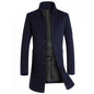 Winter Wool Jacket Men's High-Quality Wool Coat Casual Slim Collar Wool Coat Men's