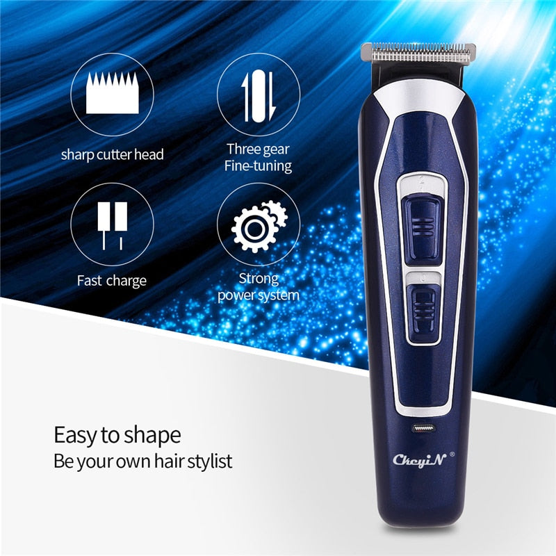 Electric Hair Clipper Rechargeable Low Noise Hair Trimmer Hair Cutting Machine Beard Shaver Trimer For Men Barber Hair Shaving
