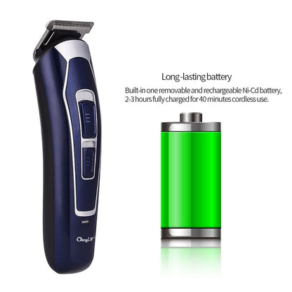 Electric Hair Clipper Rechargeable Low Noise Hair Trimmer Hair Cutting Machine Beard Shaver Trimer For Men Barber Hair Shaving