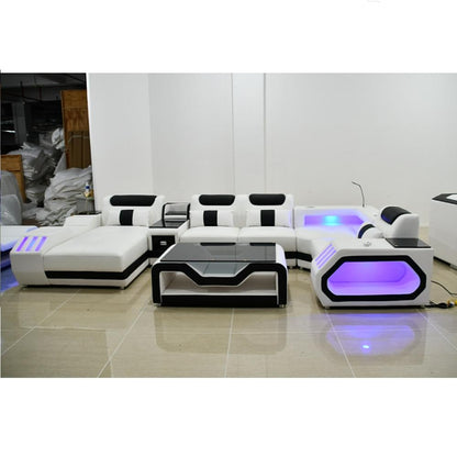 New Arrival Leather Sofa Set Furniture for Living Room made of Top Quality Fabric Leather