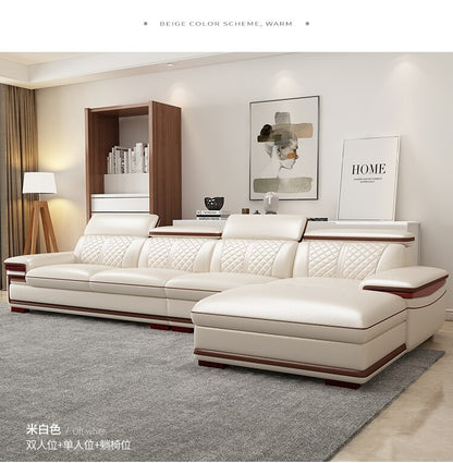 CBMMART competitive stylish furniture living room multifunctional leather sofa